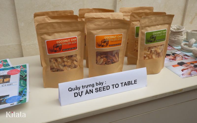 sản phẩm nông sản từ dự án Seed to Table sản phẩm nông sản từ dự án Seed to Table
